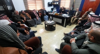 مدير نيابة رفح الجزئية يلتقي بمدير عام شؤون العشائر في محافظة رفح