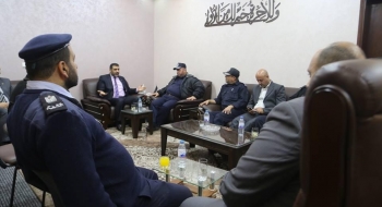 النائب العام يستقبل وفدا من قيادة الشرطه الفلسطينية بديوانه