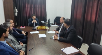 نيابة الوسطى الجزئية تُجري زيارة لمحكمة صلح دير البلح