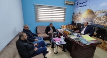 نيابة الوسطى الجزئية تستقبل وحدة التنسيق المركزي في سرايا القدس
