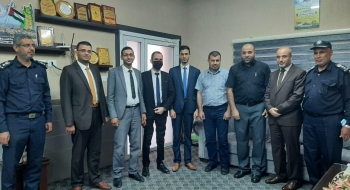 نيابة الوسطى الجزئية تجري زيارة تعاونية لشرطة محافظة الوسطى وإدارة المباحث في المحافظة