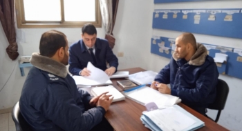  التفتيش القضائي بالنيابة العامة يجرى جولة على مركزي الشجاعية والزيتون