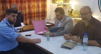 نيابة تنفيذ الأحكام تناقش مع مدير شرطة الشجاعية  آليات تعزيز التعاون ومتابعة تنفيذ الاحكام في القضايا الجزائية