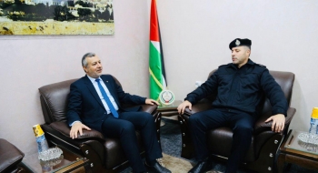 خلال استقباله لقيادة الشرطة الفلسطينية...النائب العام ومدير عام الشرطة يؤكدان على ترسيخ العدالة والقضاء على ظاهرة التوقيف الغير مشروع بشكل كامل