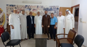 مدير نيابة الشمال الجزئية يستقبل وفد شؤون العشائر والإصلاح  بالمحافظة