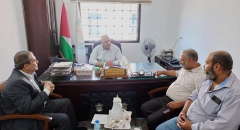نيابة الشمال الكلية تعقد اجتماعاً مع بلدية جباليا النزلة لبحث سبل تعزيز التعاون المشترك