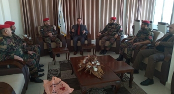 نيابة غزة الجزئية الثانية تستقبل قيادة الشرطة العسكرية