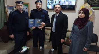 نيابة غزة الجزيئة الأولي تجري زيارة لمركز شرطة التفاح والدرج 
