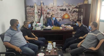 خلال اجتماعه بقيادة شرطة محافظة الوسطي المستشار الرملاوي  تحقيق العداله وأمن المواطن وارساء سيادة القانون هدفنا