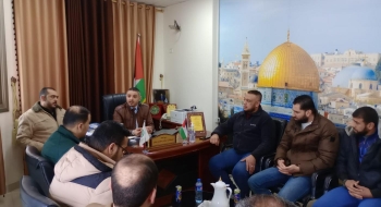 نيابة غزة الجزئية الأولى تلتقي بوفد من مكافحة المخدرات بمدينة غزة