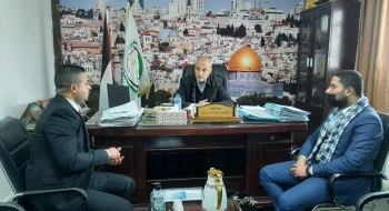 مدير نيابة الوسطى الجزئية يستقبل وفد من نقابة المحامين