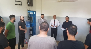 نيابة تنفيذ الأحكام تتفقد العمل في المراكز الشرطية بشرق غزة لتعزيز التعاون ومتابعة تنفيذ الاحكام في القضايا الجزائية