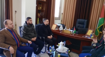 نيابة غزة الجزئية الأولى تلتقي بمدير دائرة المباحث الرقمية والاتصالات