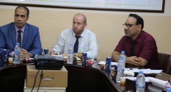 المكتب الفني يلتقي بنيابة غزة الدائرة الثانية للنهوض بجودة الأداء الفني وحسن الأداء الفني