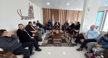 نيابَتَا غزة الجزئية الأولى والثانية تستقبل ممثل الفصائل الفلسطينية