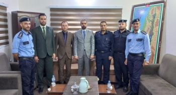 مدير نيابة شمال غزة  ومدير شرطة معسكر جباليا  يؤكدان على ترسيخ العدالة وإرساء الاستقرار المجتمعي