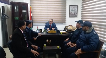 نيابة غزة الجزئية الثالثة تجتمع مع وحدة الشئون القانونية في الشرطة