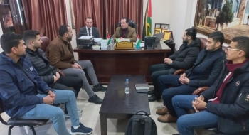 نيابة غزة الجزئية الثانية تجتمع بدائرة الجرائم الإلكترونية