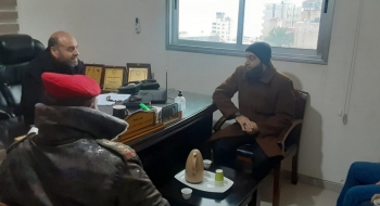 نيابة المؤسسات وجرائم الأموال تجتمع بوفد من إدارة الأمن العسكري