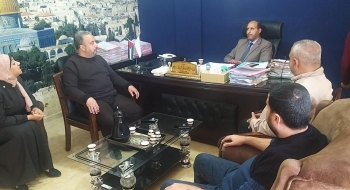 نيابة رفح الكلية تستقبل وفداً من إدارة وزارة الداخلية - الشق المدني في محافظة رفح