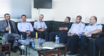 النائب العام يناقش مع قيادة شرطة محافظة خانيونس تعزيز ثقة المواطن بمنظومة العدالة الجنائية