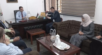 رئيس التفتيش القضائي في النيابة العامة يعقد الاجتماع الشهري مع أعضاء الإدارة
