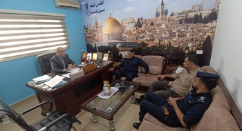 نيابة الوسطى الجزئية تستقبل مدير المحافظة وإدارة المباحث العامة لتعزيز التعاون المشترك