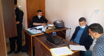 وكيل نيابة شمال غزة الكلية يتفقد أوضاع النزلاء بمركز اصلاح وتأهيل الشمال