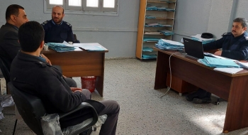  نيابة غزة الجزئية الثالثة تُجري زيارة لدوائر الأرشيف في المراكز الشرطة في محافظة غزة  