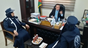 نيابة المؤسسات ومكافحة الفساد وجرائم الأموال تستقبل وفداً من إدارة الشرطة النسائية