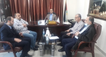 نيابة غزة الجزئية الثانية تستقبل وفد من مكتب المراقب العام