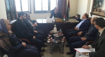 نيابة غزة الجزئية الثانية تعقد اجتماعاً مع وزارة الصحة