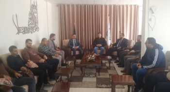 نيابتا غزة الجزئية الأولى والثانية تعقِدان لقاء معايدة مع الإدارة العامة لمكافحة المخدرات - فرع غزة