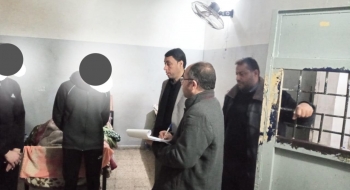 التفتيش القضائي يجري جولة تفتيشية علي نظارات مراكز شرطة المحافظة الوسطى