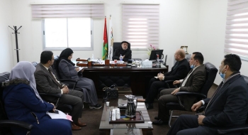  المكتب الفني بالنيابة العامة يناقش خطة النيابة لعام 2022 مع وزارة المالية