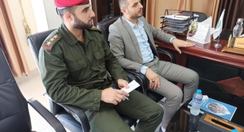 رئيس نيابة غزة الأولي  ومدير الشؤون القانونية بالشرطة العسكرية يؤكدان على الالتزام بدقة وسلامة الإجراءات القانونية وترسيخ هيبة القضاء