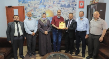 رئيس نيابة رفح الجزئية يستقبل رئيس بلدية رفح ويؤكد على التعاون لتحقيق المصلحة العامة وخدمة الجمهور