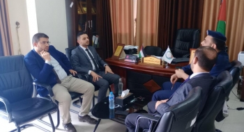 نيابة غزة الجزئية الأولى تعقد اجتماعاً مع مدير مركز شرطة الشجاعية