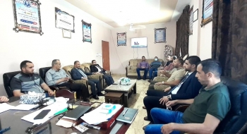 نيابة رفح الجزئية وإدارة المباحث العامة بمحافظة رفح يناقشان آليات تطوير أساليب التحرّي وجمع الاستدلالات في تعقب الجريمة