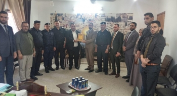 مدير نيابة شمال غزة   يستقبل مدير شرطة المحافظة و مجلس قيادة الشرطة