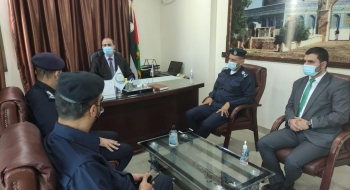 مدير نيابة غزة الدائرة الثانية يستقبل مدير شرطة الشاطئ  ويؤكدان على تعزيز التعاون الاجرائي وتجويد الخدمات العدلية