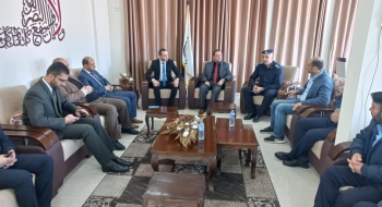 نيابة غزة الجزئية الثانية تستقبل مدير مركز الشاطئ