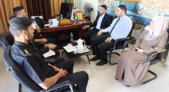نيابة غزة الجزئية الأولي تعقد اجتماعاً مع إدارة مركز إصلاح وتأهيل طيبة المركزي بمحافظة غزة