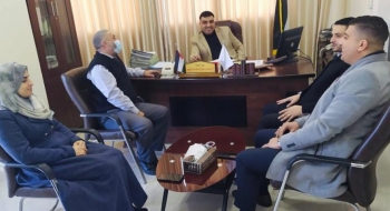 رئيس نيابة غزة الكلية يستقبل مدير نيابة غزة الجزئية الأولى لتعزيز العلاقة التكاملية بينهما