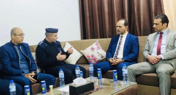  نيابة تنفيذ الأحكام تعقد اجتماعاً مع قيادة شرطة محافظة غزة 