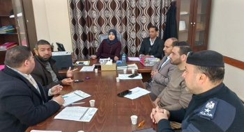 نيابة رفح الكلية تعقد لقاءً مشتركاً مع محكمة بداية رفح ودائرة الشرطة القضائية في محافظة رفح