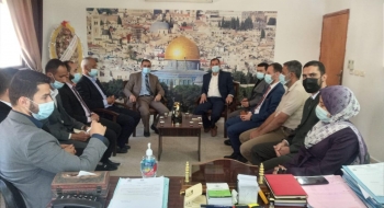 مدير نيابة شمال ومدير الشؤن القانونية بسلطة الأراضي يبحثان تعزيز حماية المال العام ومقدرات الدولة