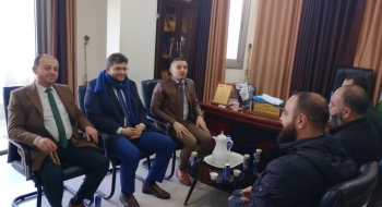 نيابة غزة الجزئية الأولى تلتقي مع أقسام مباحث مراكز شرطة شرق غزة