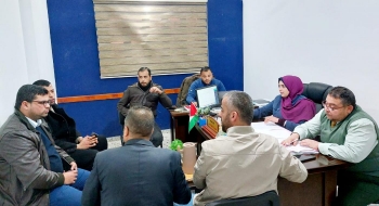 نيابة رفح الجزئية تعقد لقاءً مع المباحث العامة وشركة توزيع الكهرباء في محافظة رفح
