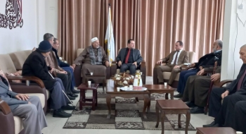 نيابة غزة الجزئية الثانية تستقبل وفد من لجان الإصلاح